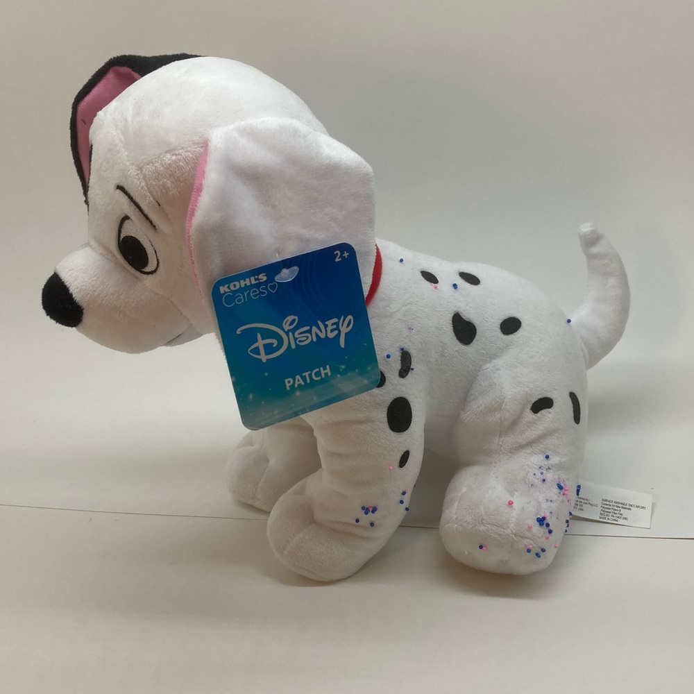 Disney Dalmatian Plush Dog Toy - White and Black